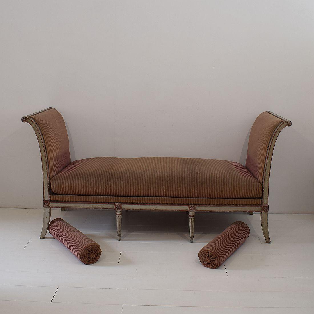 Wood French Late 18th Century Directoire Daybed/ Banquette