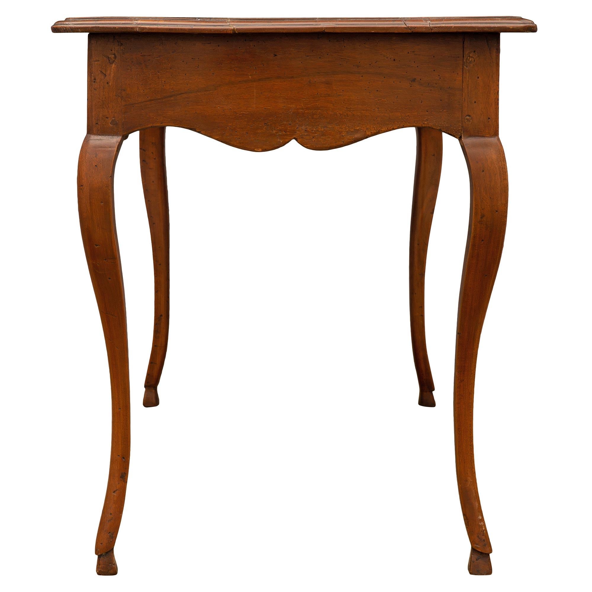 18th Century and Earlier French Late 18th Century Louis XV Period Oak Desk/Side Table For Sale