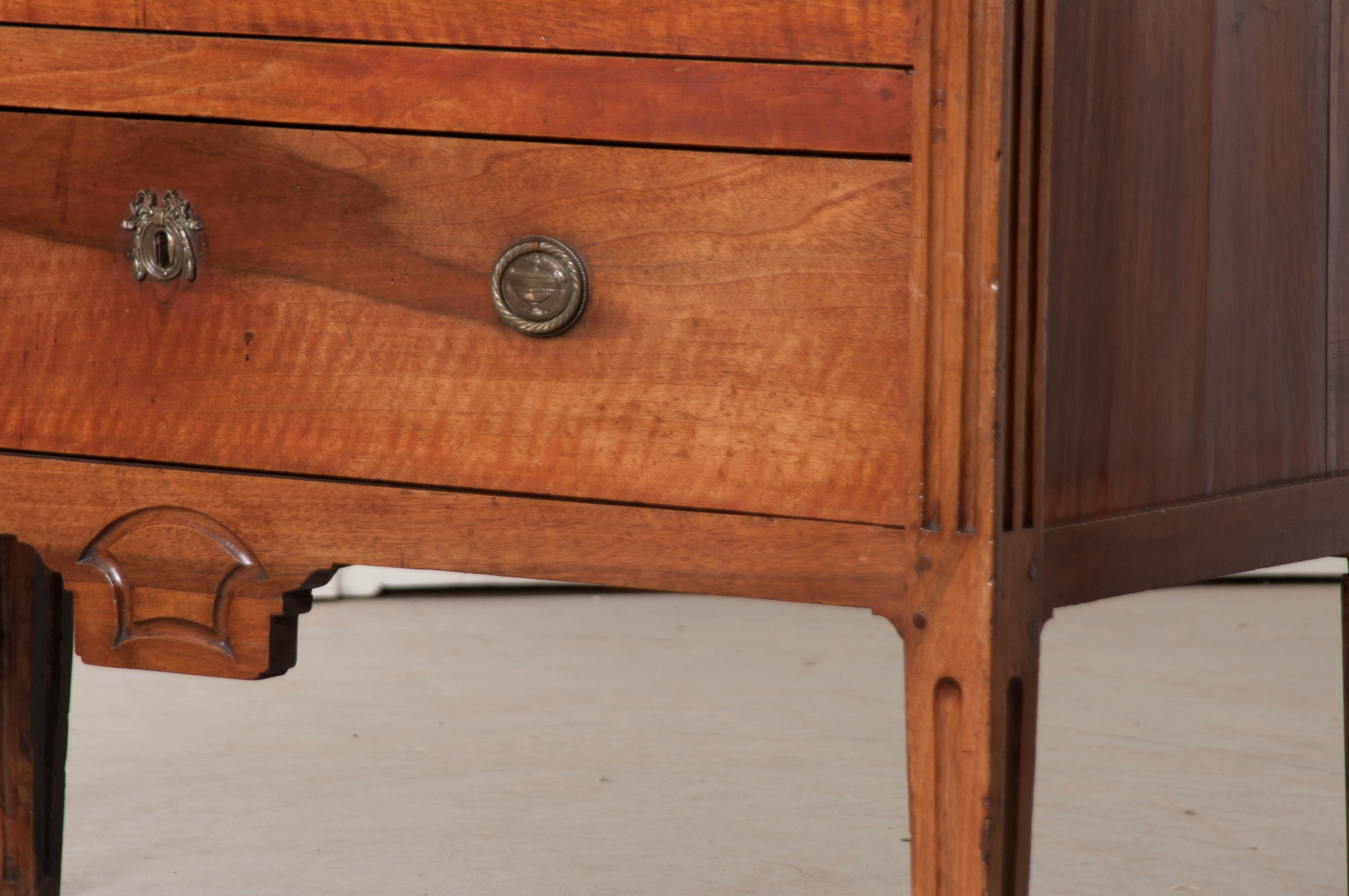 French Late 18th Century Louis XVI Walnut Commode 3