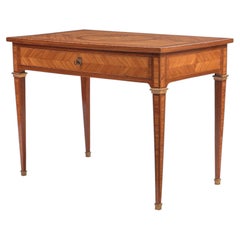French Late 18th Century Writing Desk or Console Table with Drawer