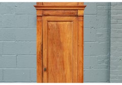 Reloj francés de caja alta de cerezo de finales del siglo XVIII-principios del XIX