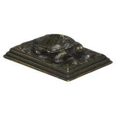 French Late 19th Century Animalier Bronze "Tortue" by Antoine L Barye