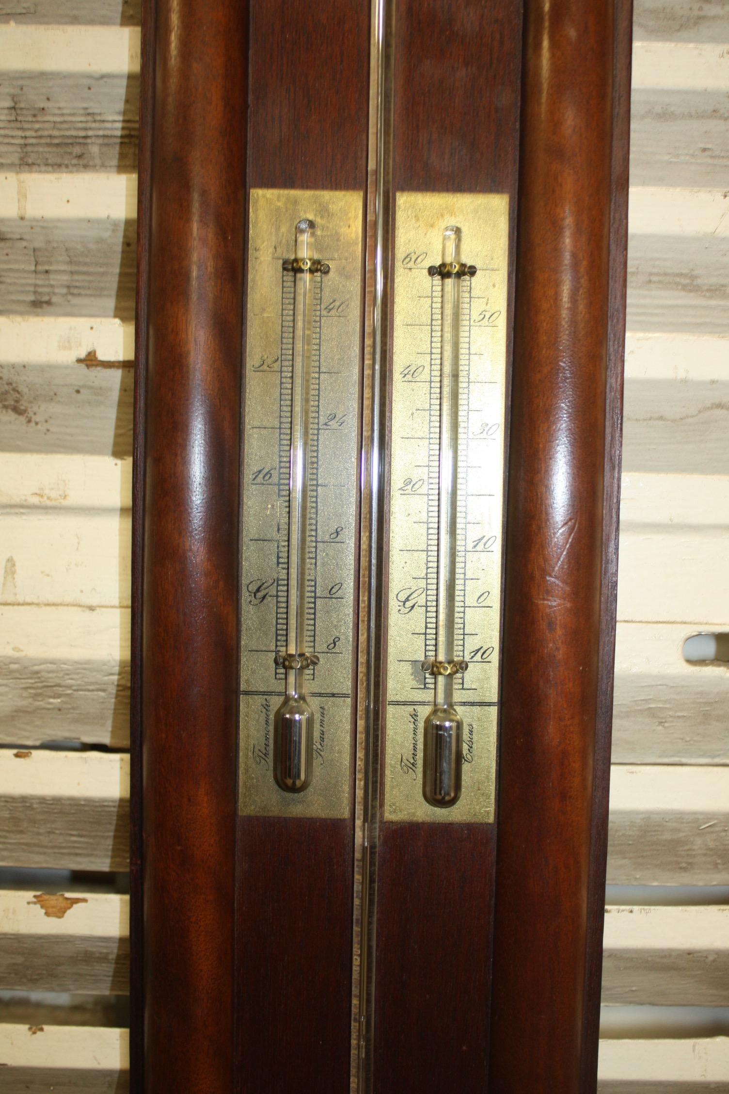 Bronze French Late 19th Century Barometer For Sale