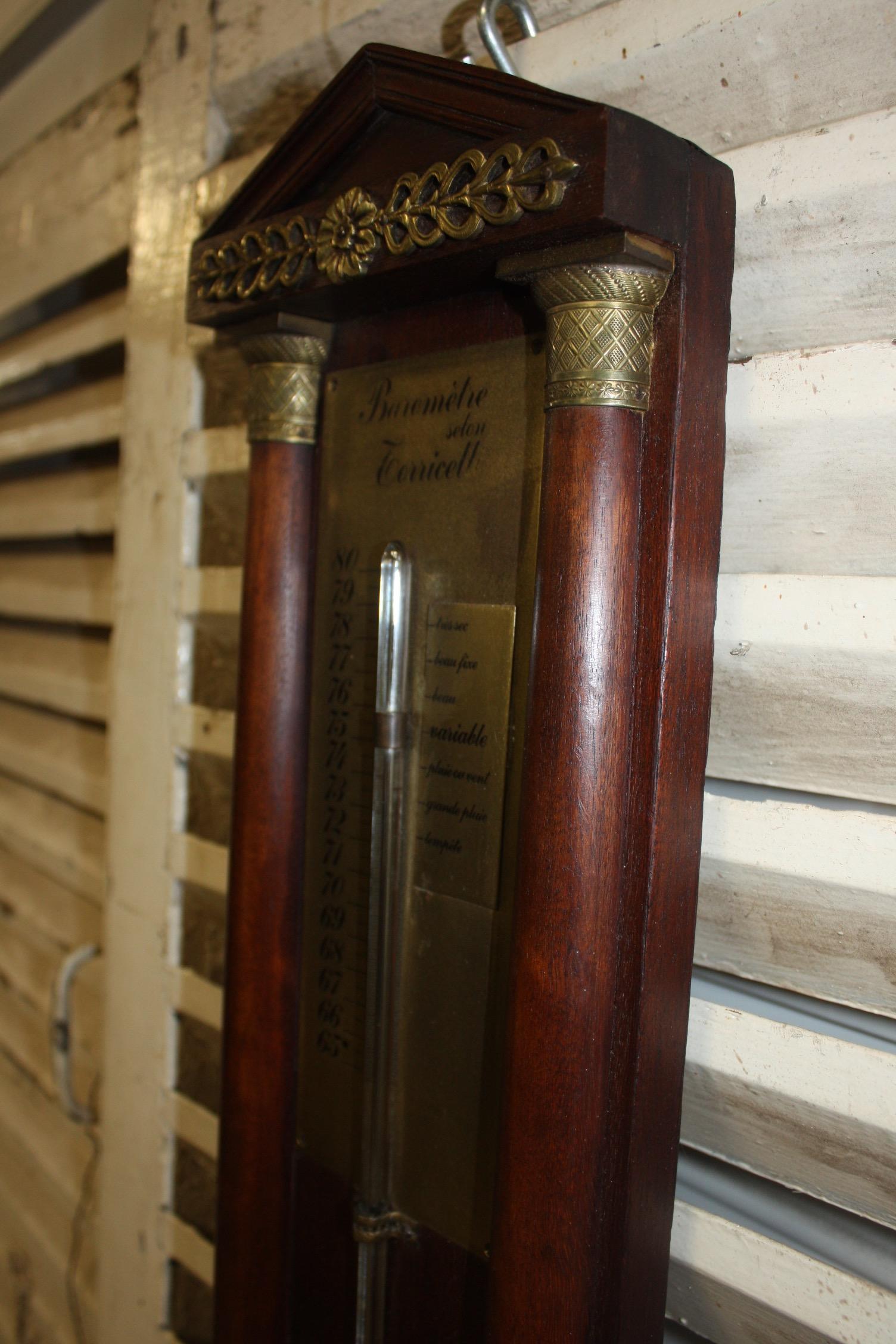 French Late 19th Century Barometer For Sale 2