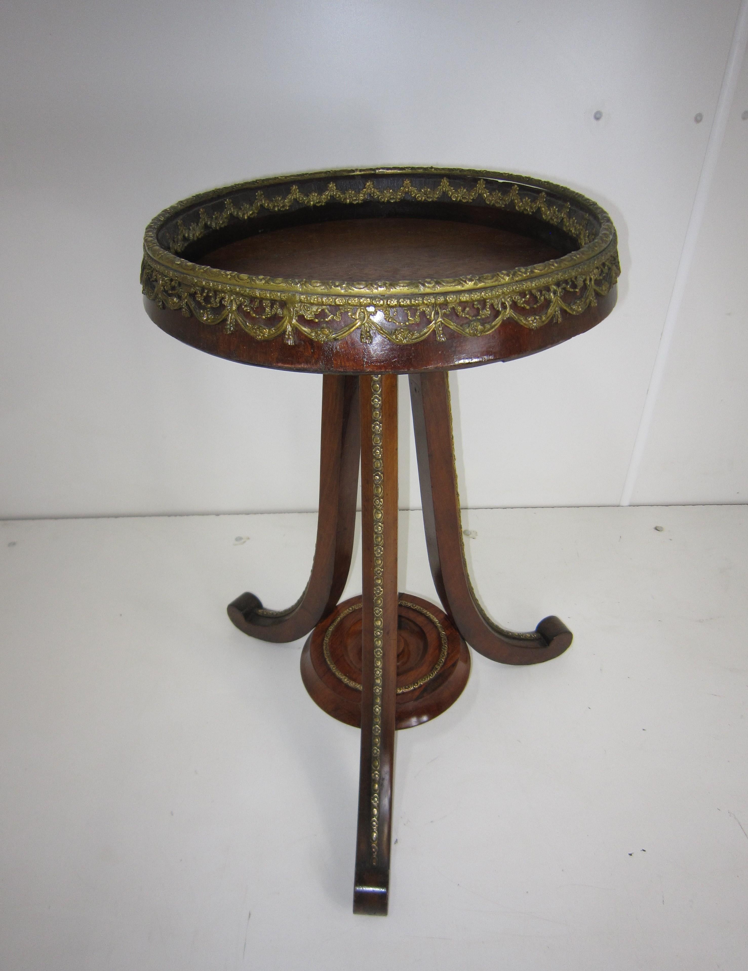 French Late 19th Century Bronze Mounted Pedestal / Table /Plant Stand For Sale 13