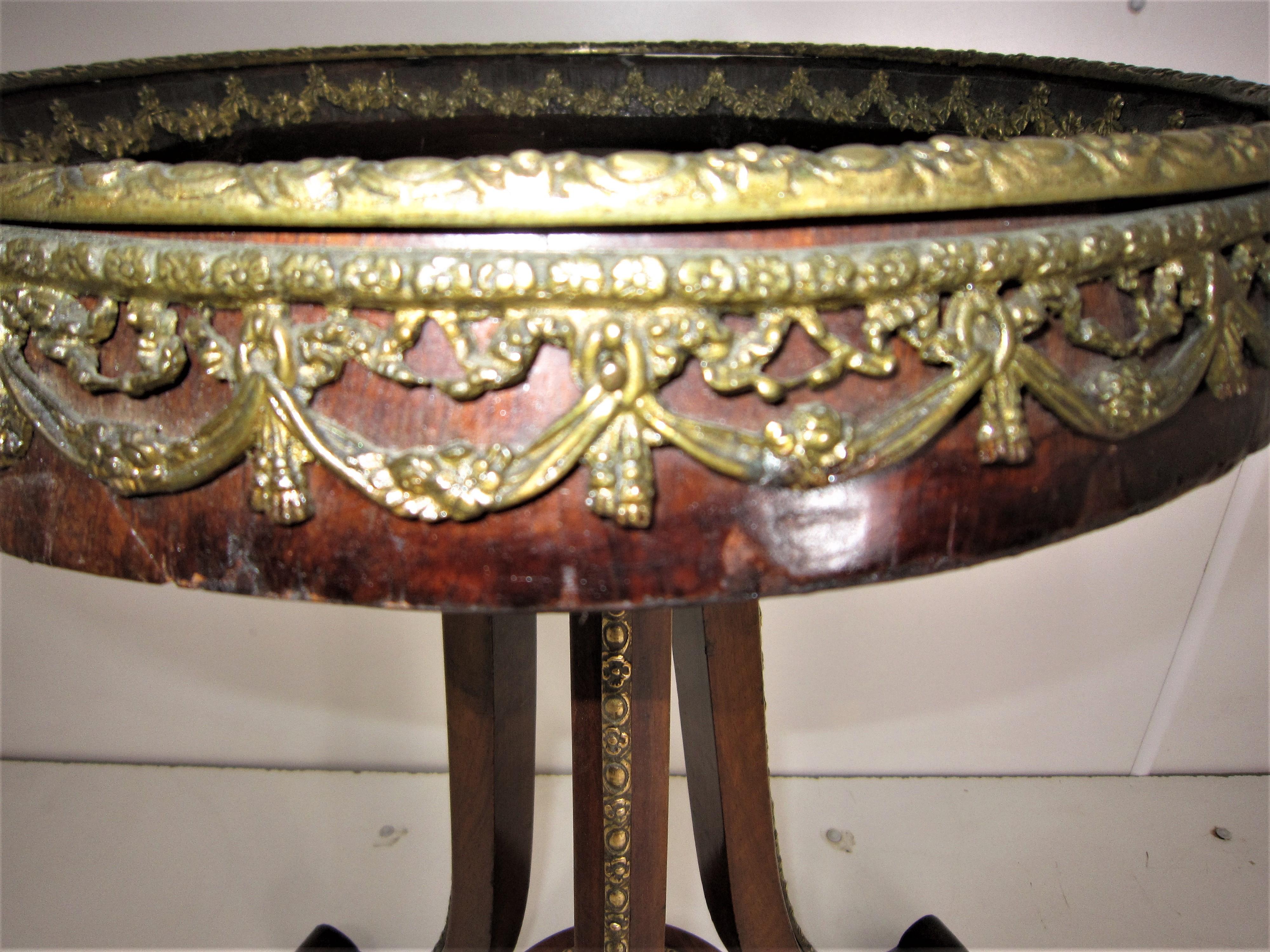 Bronze-Sockel/Tisch/Pflanzgefäßständer/Tisch aus dem späten 19. Jahrhundert im Zustand „Gut“ im Angebot in New York City, NY