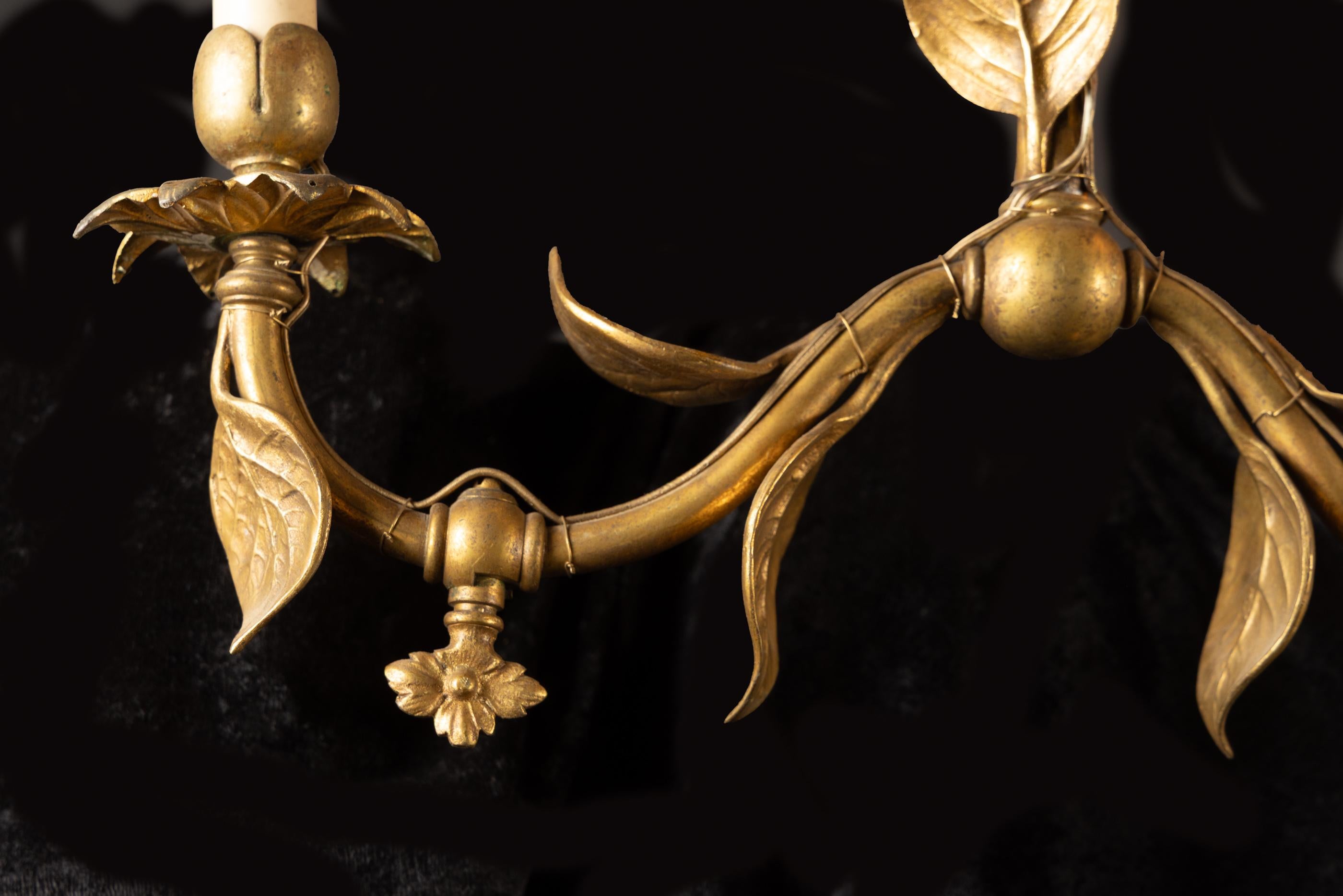 Bronzo Lampadario francese in bronzo del tardo XIX secolo del Direttorio in vendita