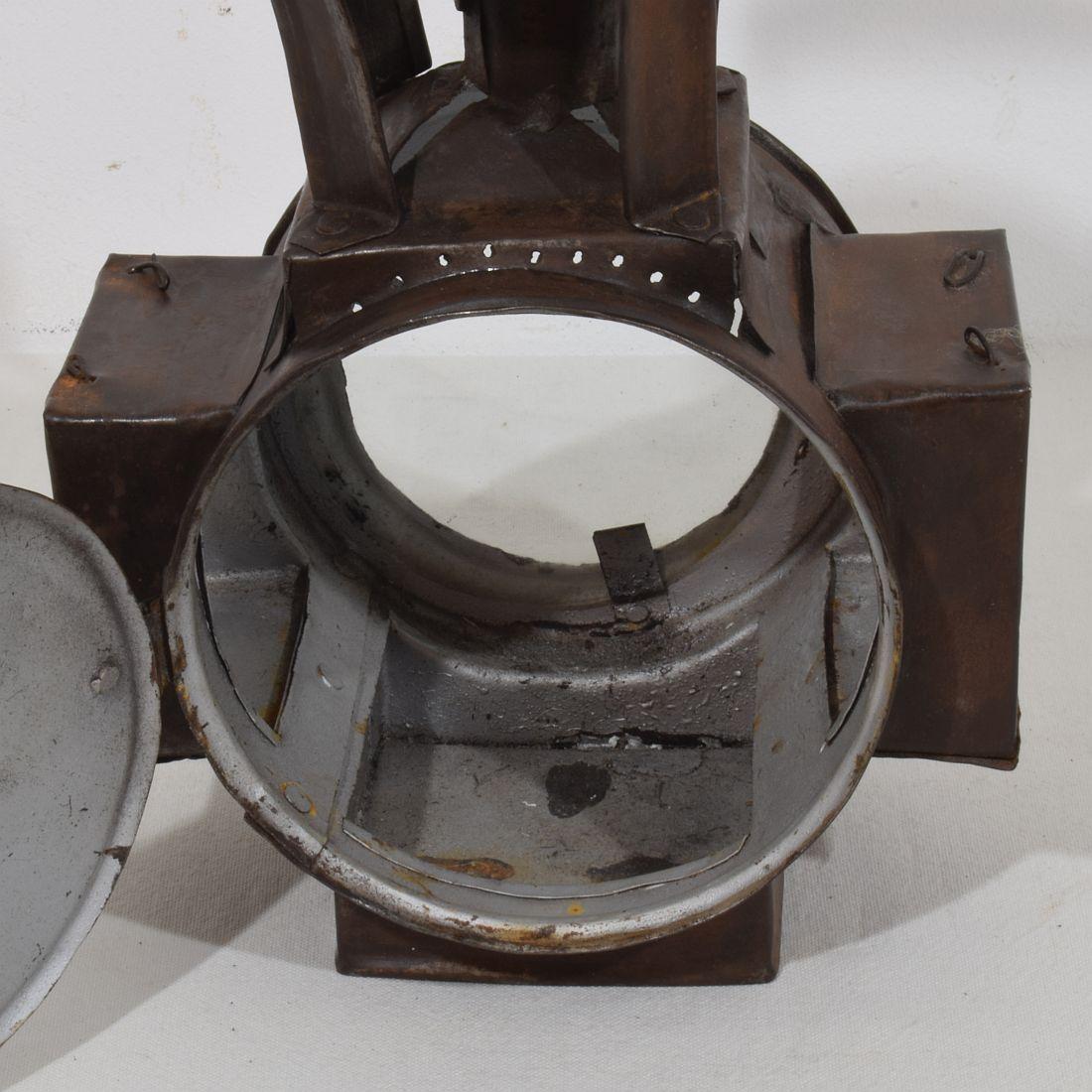 Français, Fin 19e siècle début 20e siècle, Lanterne en métal en vente 4