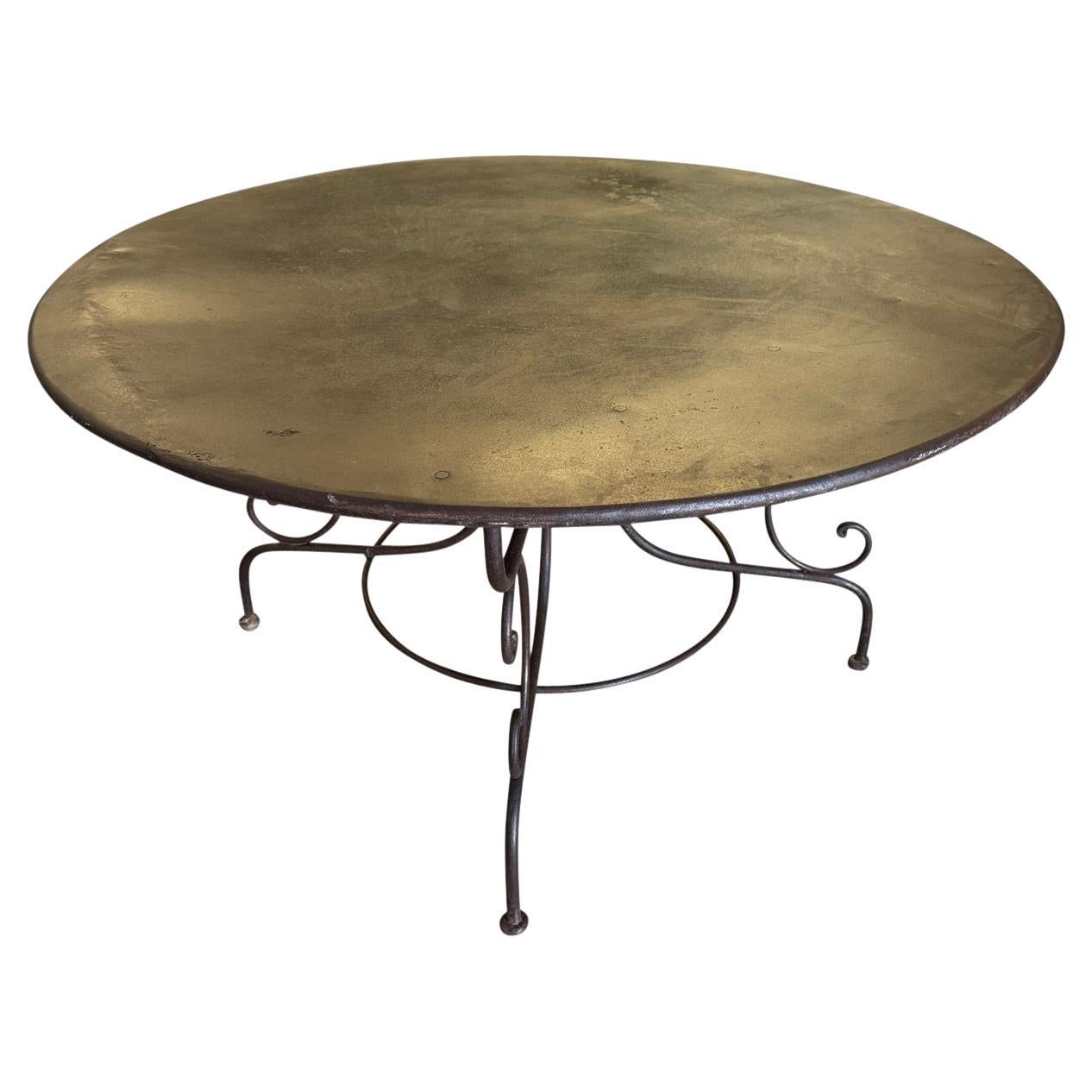 French Late 19th Century Garden Dining Table