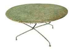 French Late 19th Century Garden Table