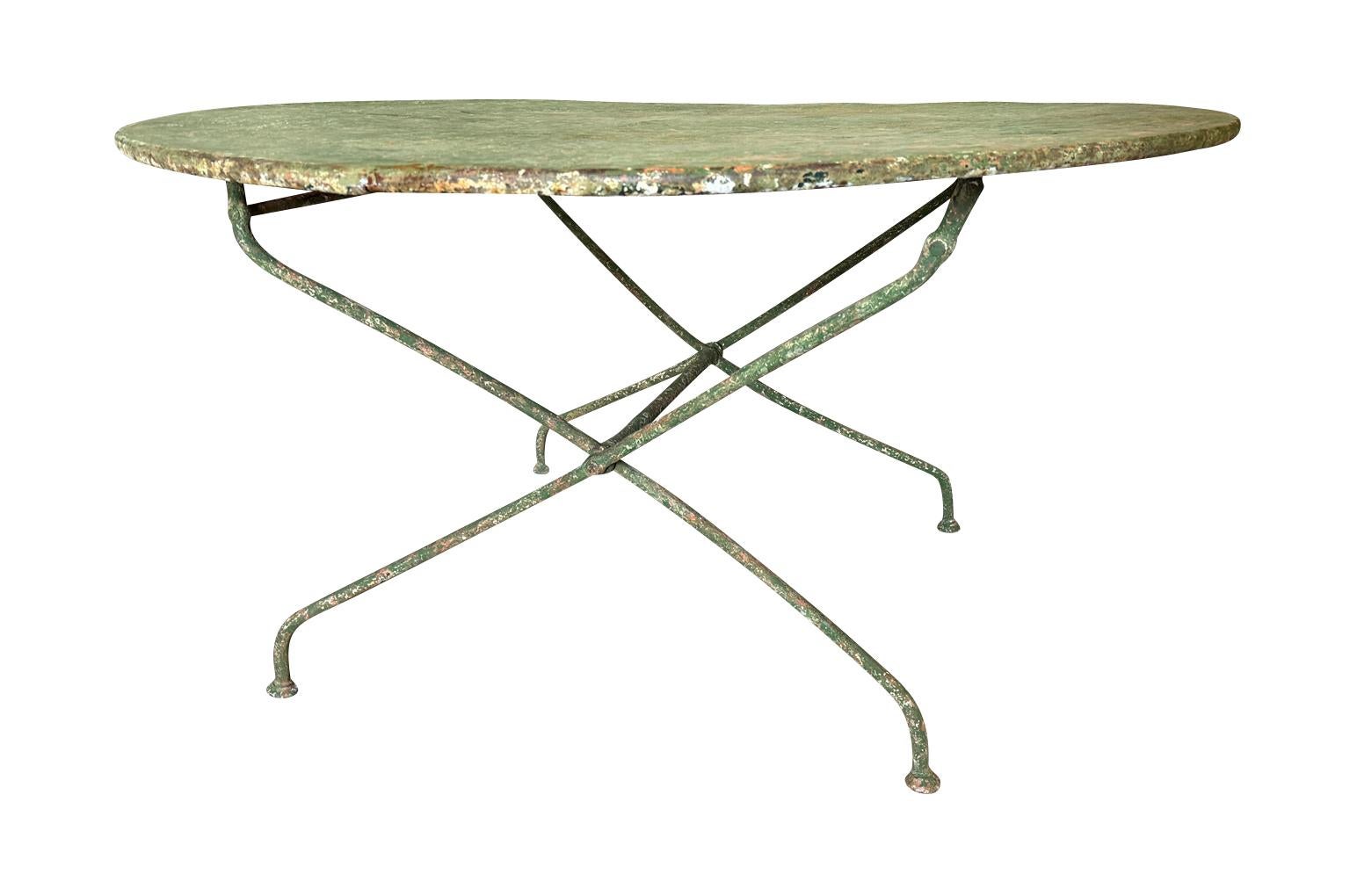 Français Table de jardin française de la fin du 19e siècle en vente