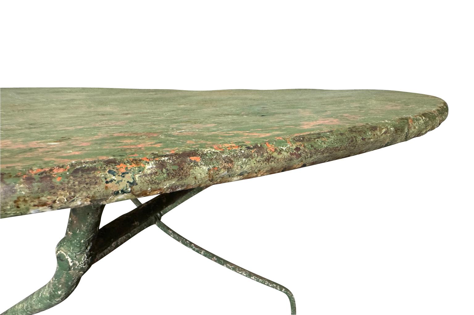 Fer Table de jardin française de la fin du 19e siècle en vente