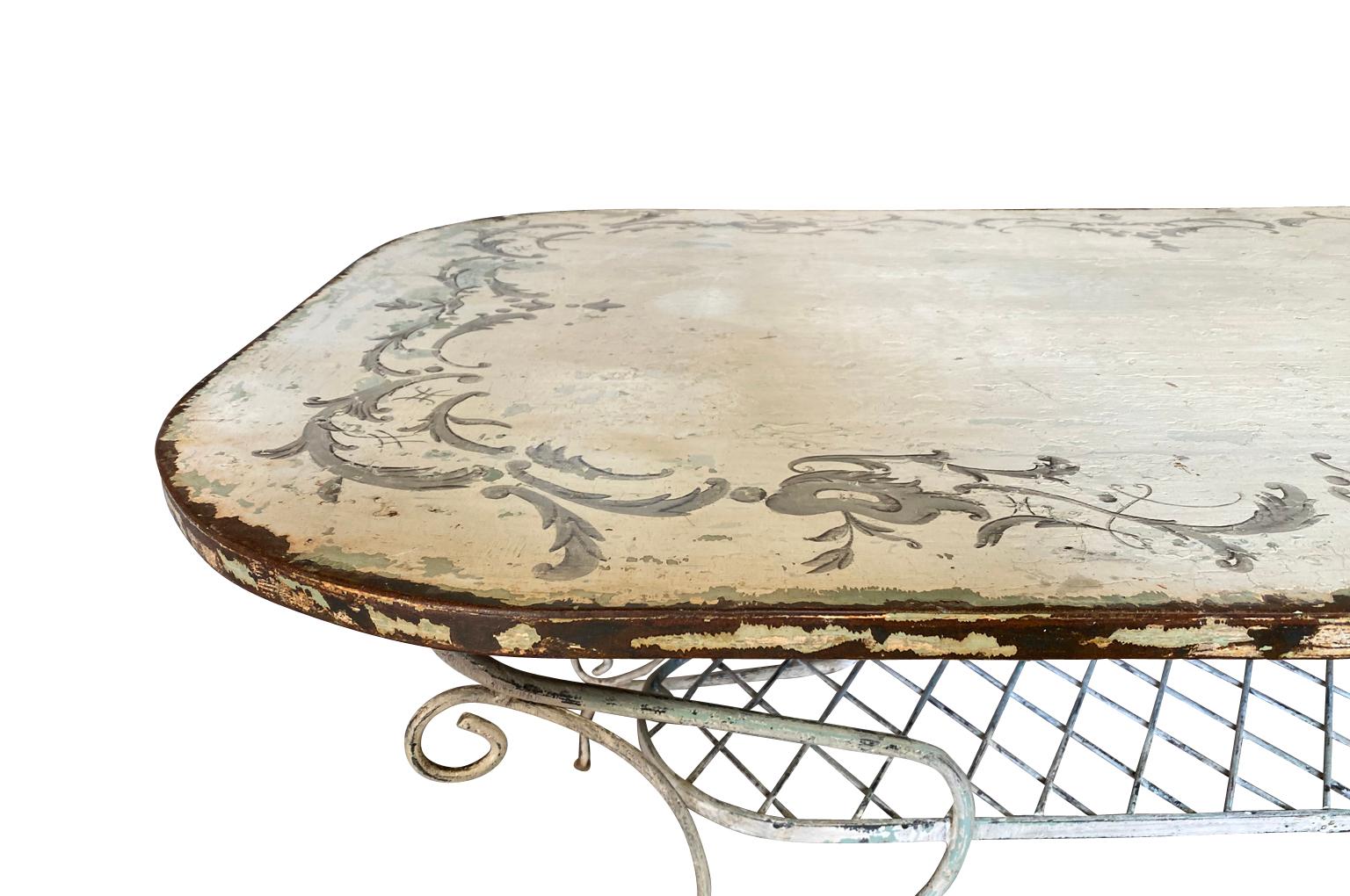 French Late 19th Century Garden Table 3