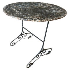 Table de jardin française de la fin du 19e siècle