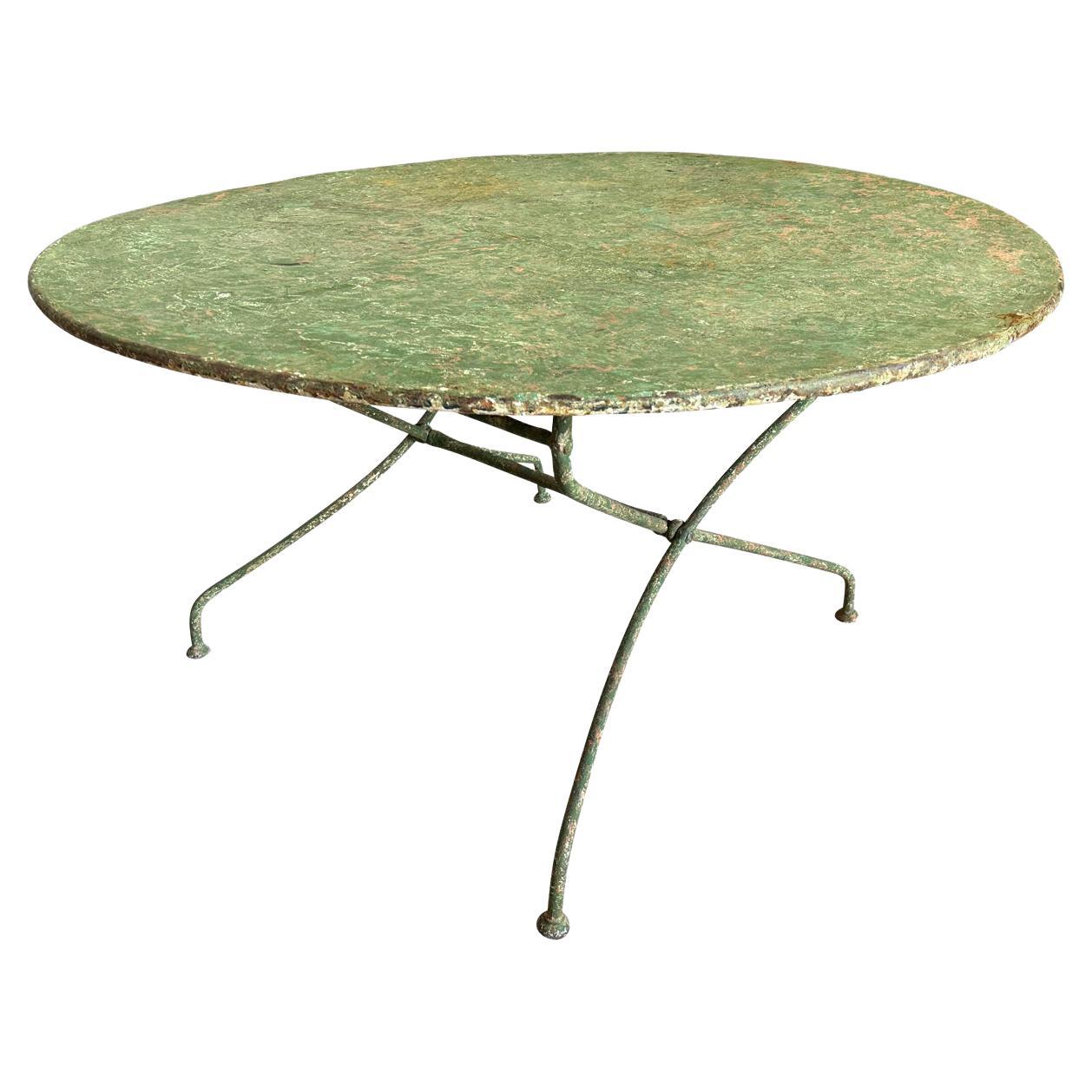 French Late 19th Century Garden Table