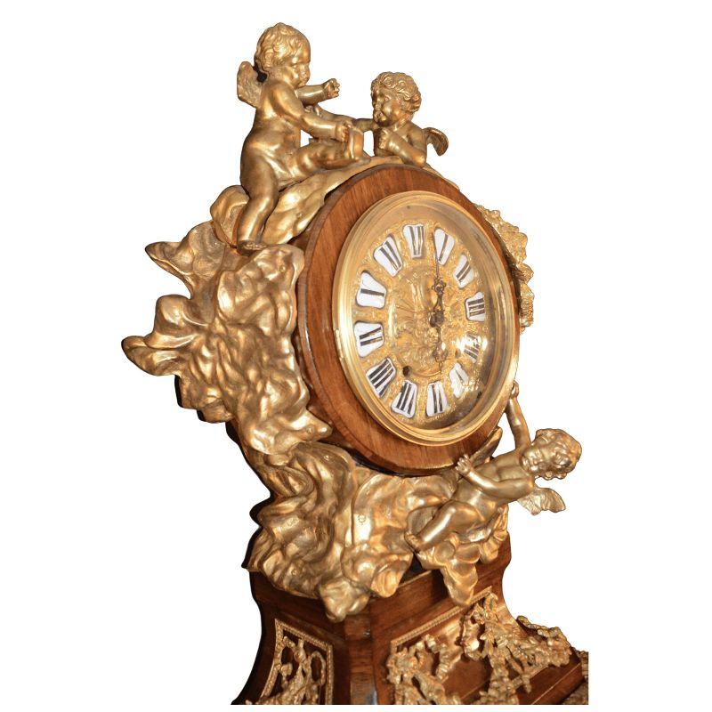 Französische Louis XV.-Grandfather-Uhr des späten 19. Jahrhunderts im Angebot 3