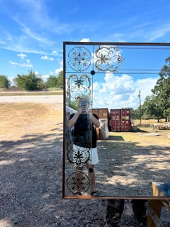 French Late 19th Century Louis XVI Large Wall Mirror