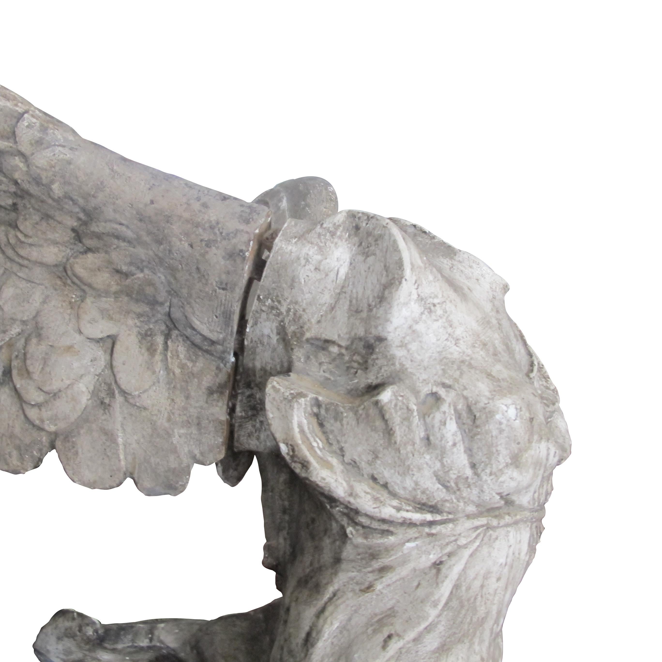 Plaster French Late 19th Century Nike Victory Statue Of Samothrace 