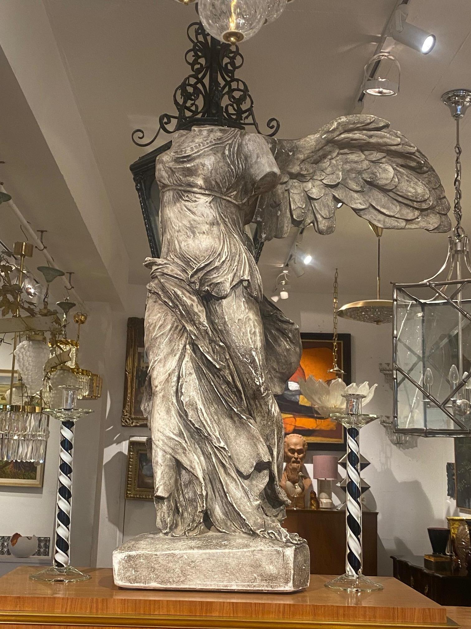 French Late 19th Century Nike Victory Statue Of Samothrace  3