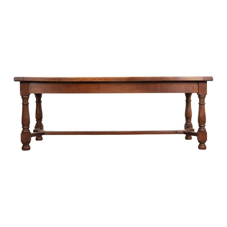 French Late 19th Century Oak Farmhouse Table For Sale At 1stdibs