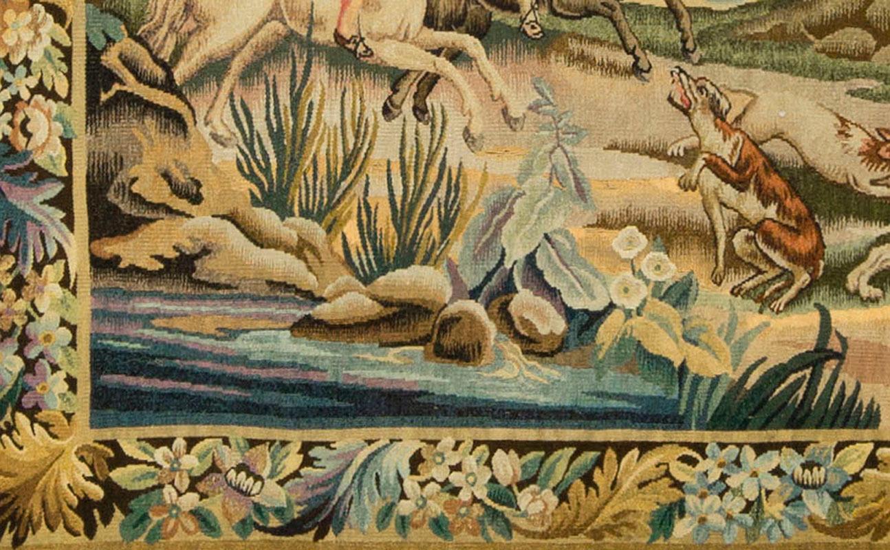 Wandteppich aus dem späten 19. Jahrhundert  5'5 x 7' (Handgewebt) im Angebot