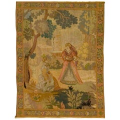 French Late 19th Century Tapestry, circa 1890  2'10 x 3'10