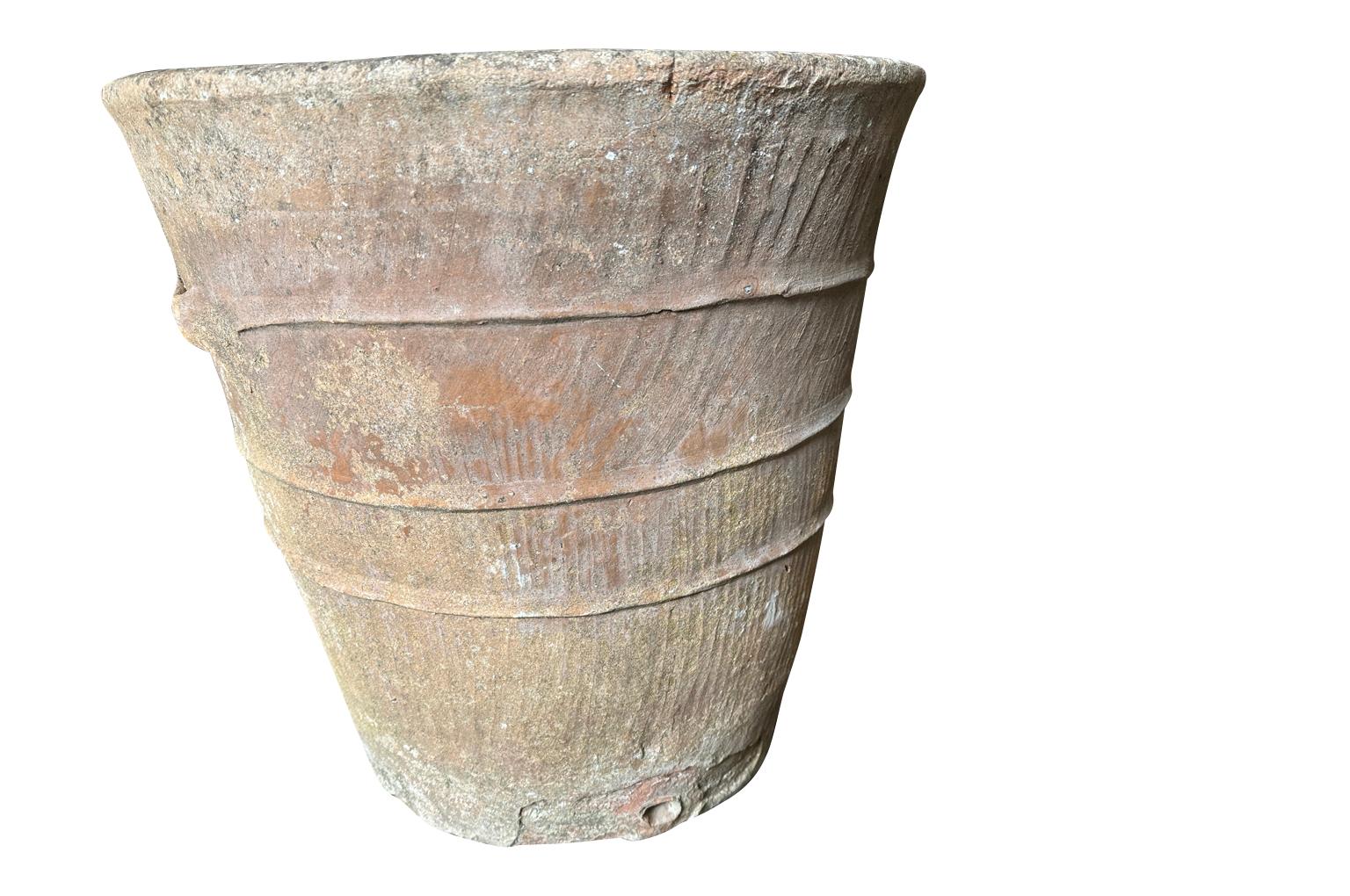 grosso vaso in terracotta