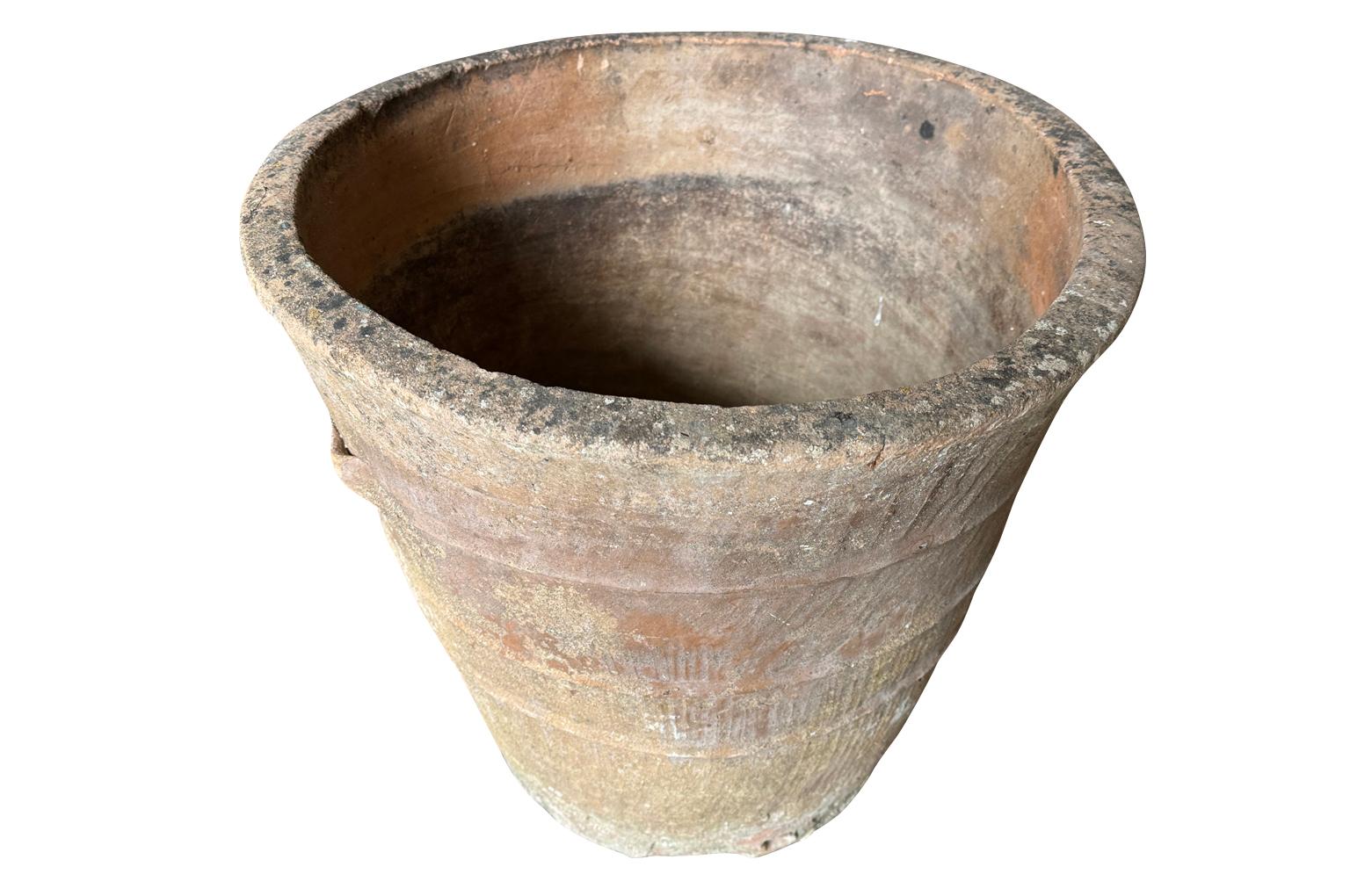 Francese Vaso in terracotta francese della fine del XIX secolo