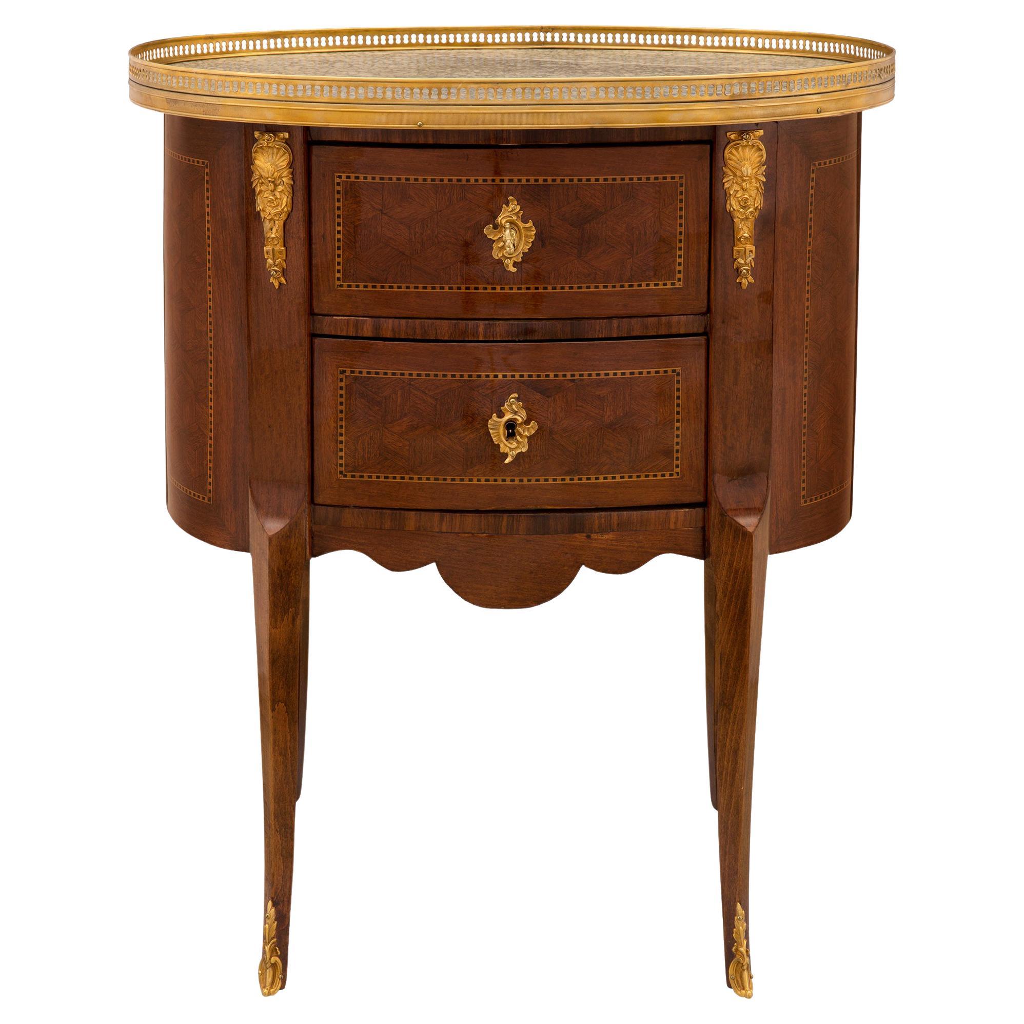 French Late 19th Century Transitional Style Side Table