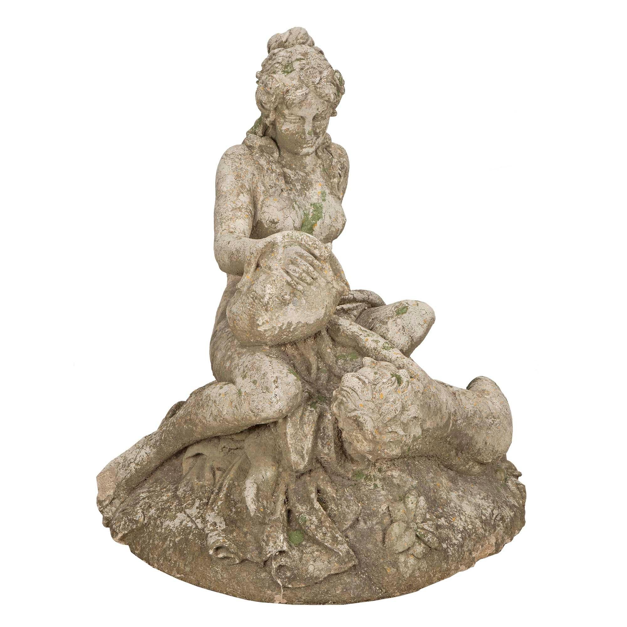 French Late 19th Century, Turn of the Century Fountain In Good Condition For Sale In West Palm Beach, FL