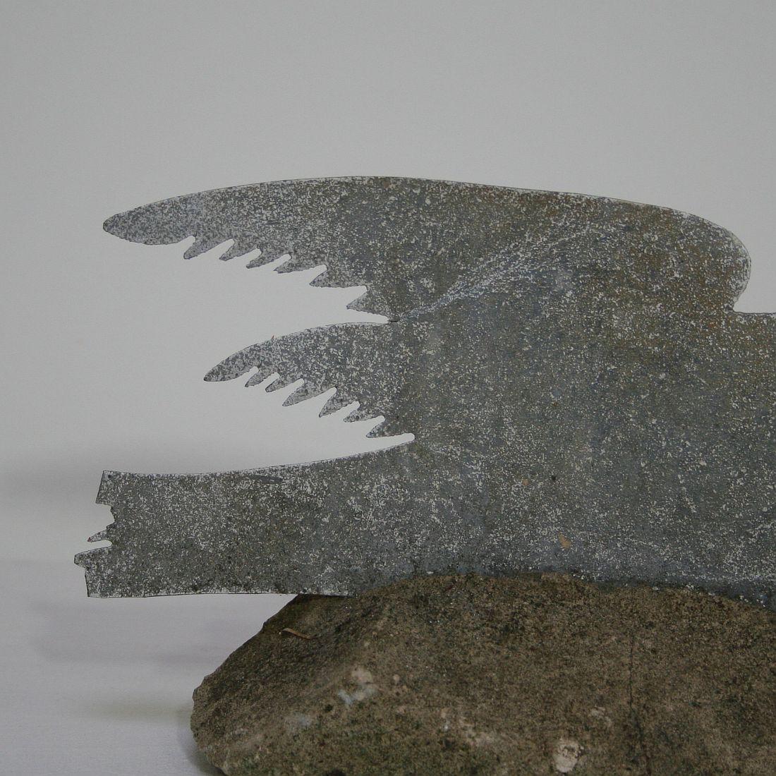French Late 19th Century Zinc Dove 1