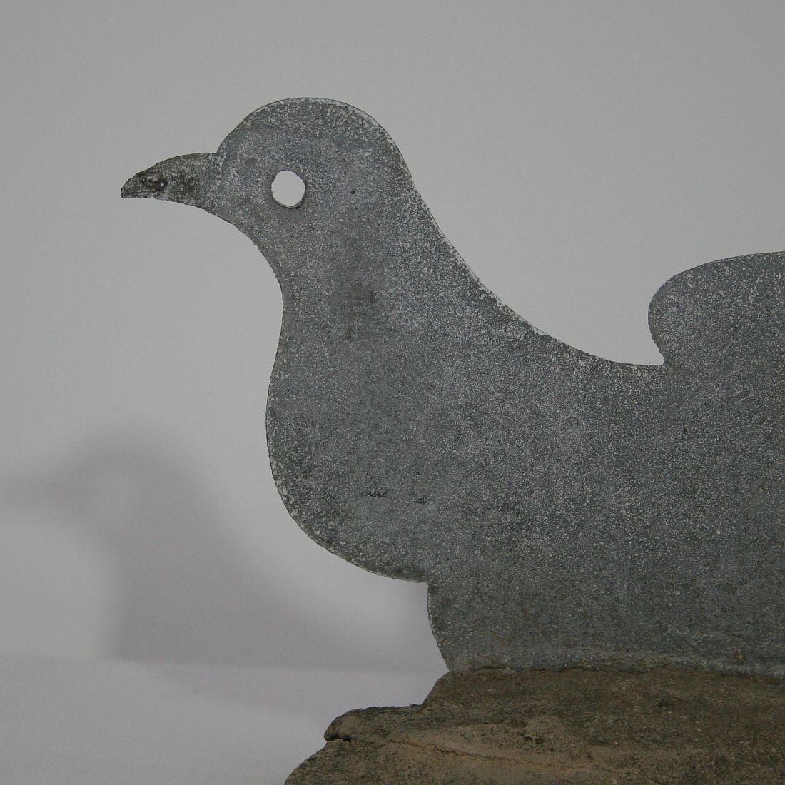 French Late 19th Century Zinc Dove 2