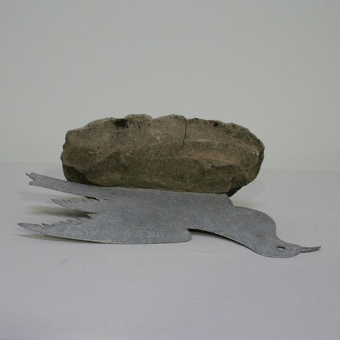 French Late 19th Century Zinc Dove 6