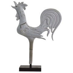 French Late 19th Century Zinc Rooster/Cockerel Weathervane