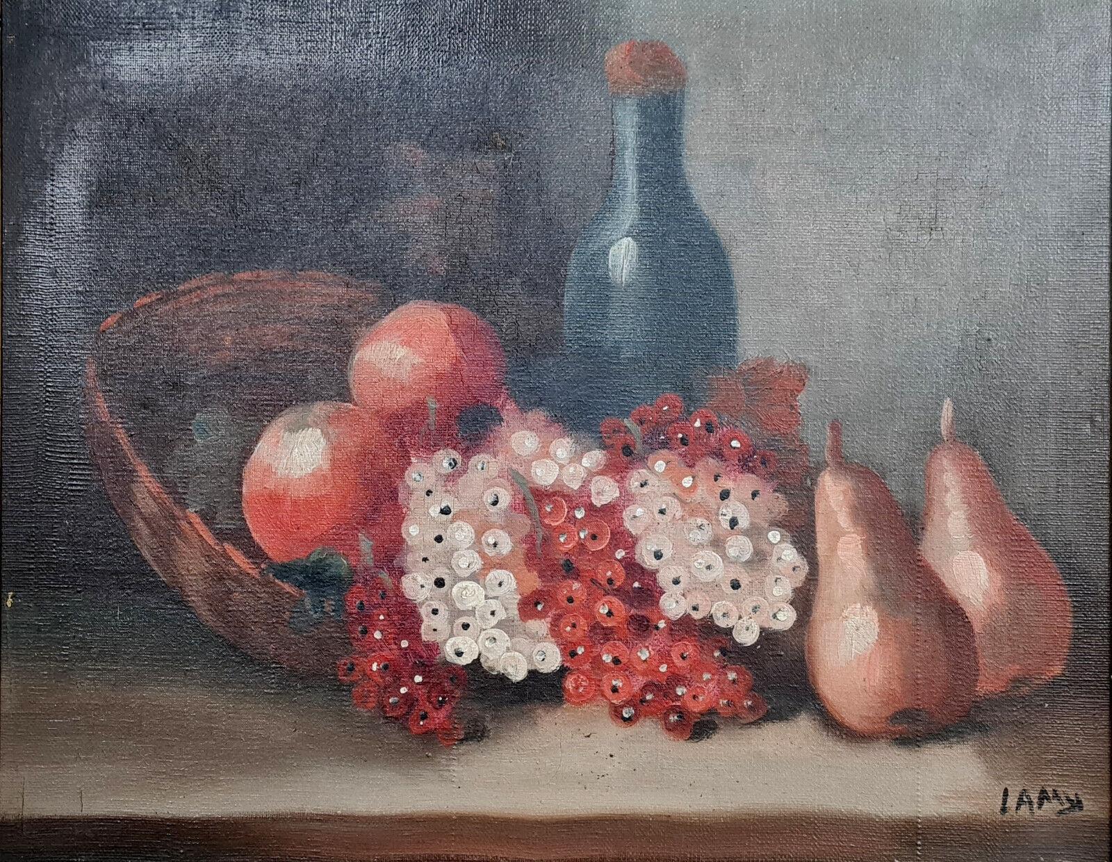 French Late 19th to Early 20th Century School: Still Life Oil Painting -1X38 For Sale 5