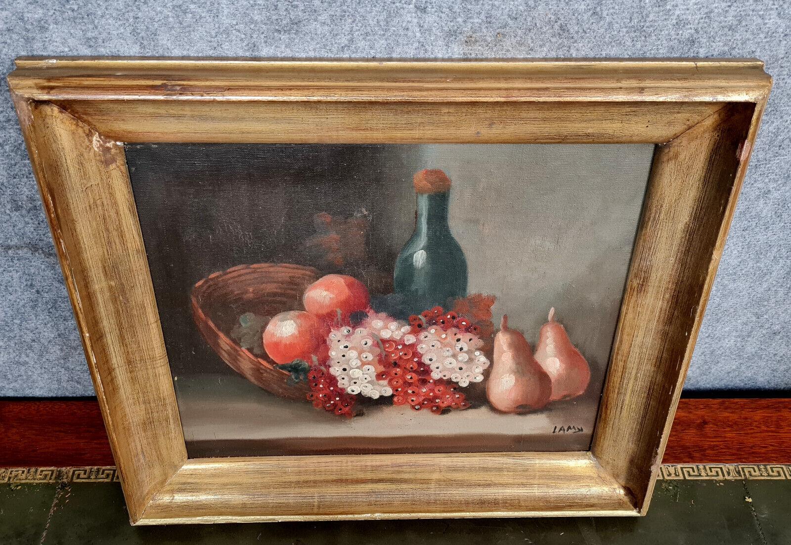 French Late 19th to Early 20th Century School: Still Life Oil Painting -1X38 For Sale 2