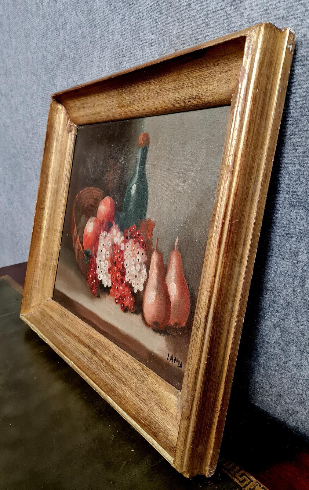 French Late 19th to Early 20th Century School: Still Life Oil Painting -1X38 For Sale 3