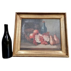 French Late 19th to Early 20th Century School: Still Life Oil Painting -1X38