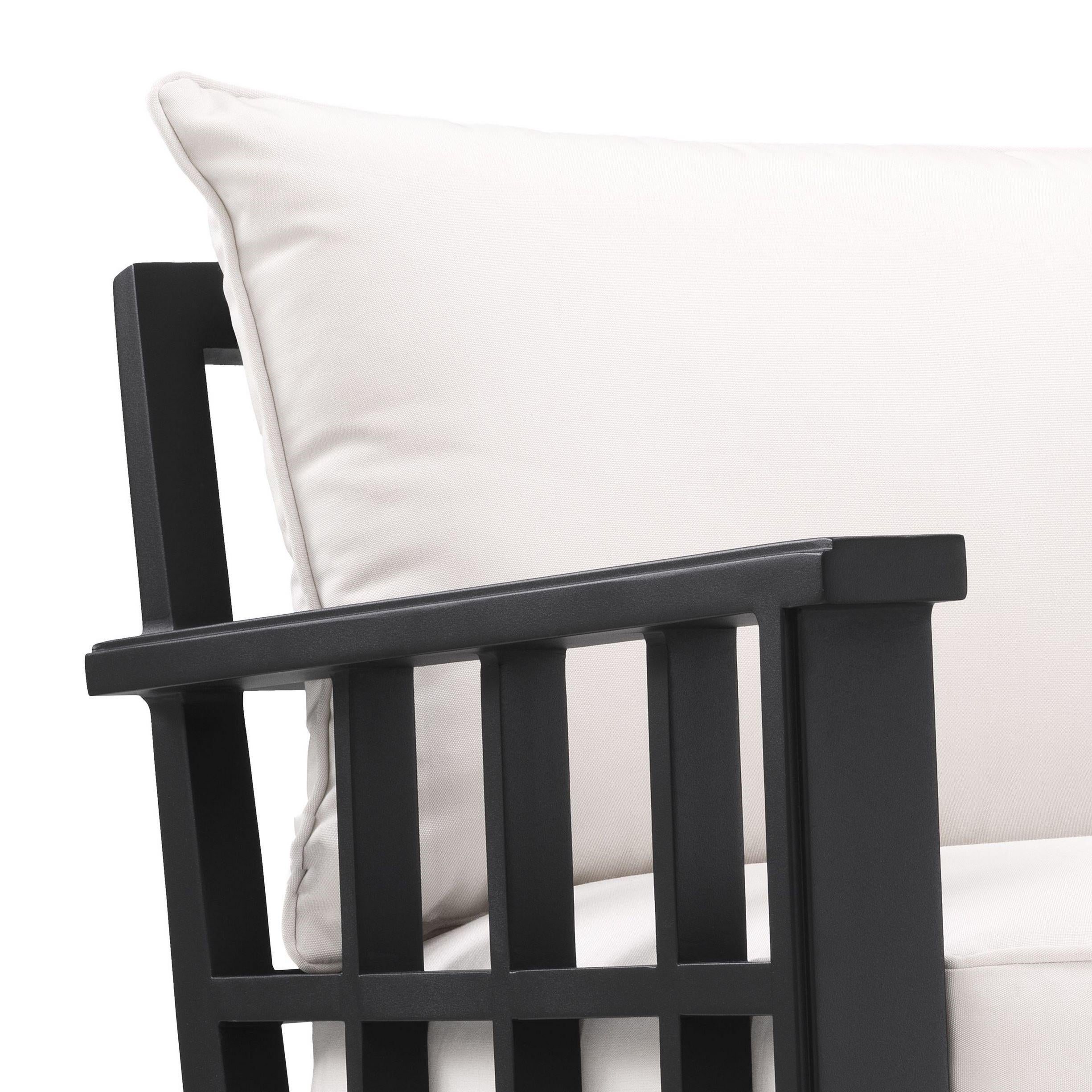 Französischer Sessel im Art-déco-Stil in Schwarz und Weiß für den Außenbereich  im Zustand „Neu“ im Angebot in Tourcoing, FR