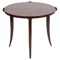 Tavolo occasionale francese in palissandro tardo Art Déco / Gueridon, Maurice Jallot