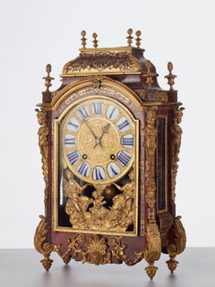 Pendule de cheminée "Religieuse" française de la fin de l'époque Louis XIV par Bonneual