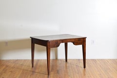 French Late Neoclassic Walnut 1-Drawer Writing Table
