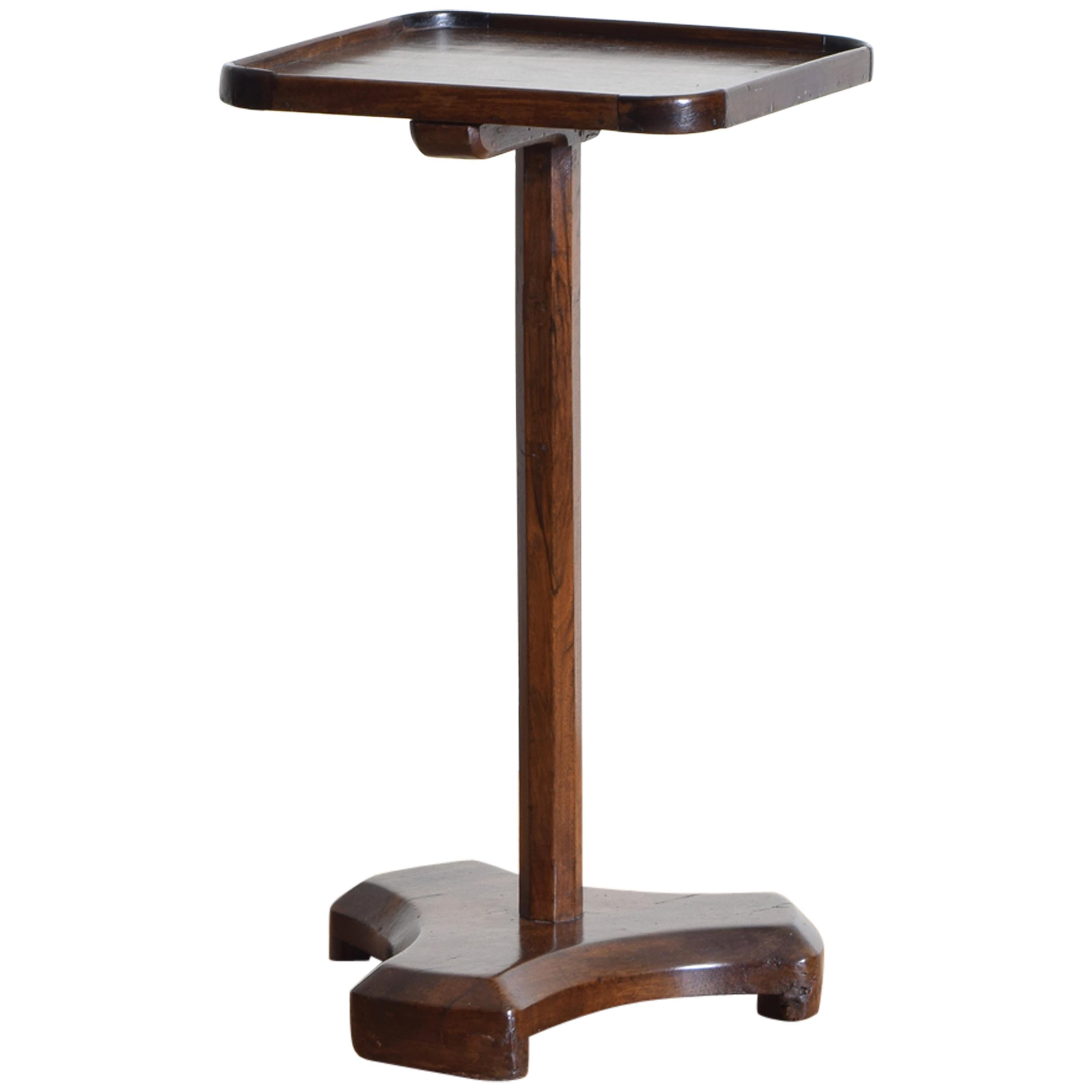 French Late Neoclassic Walnut Side Table, Mid-19th Century