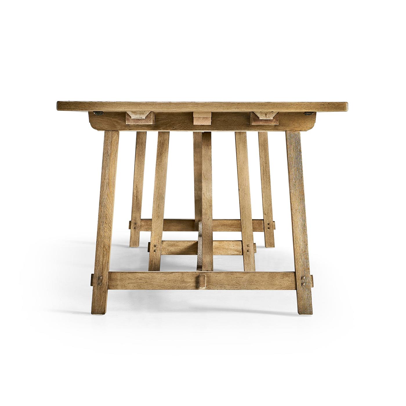 Table de salle à manger française, châtaignier en vente 4