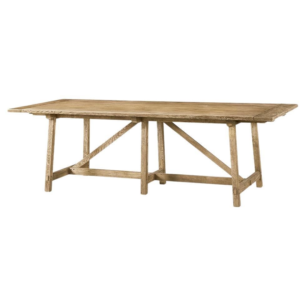 French Laundry Dining Table, Chestnut For Sale