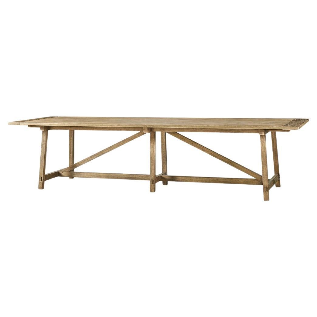 French Laundry Dining Table, Chestnut For Sale