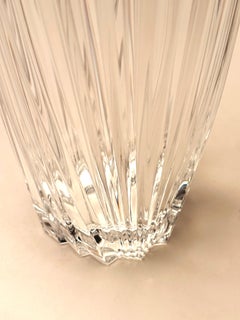 French Lead Crystal d’Argues Nocturne Vase