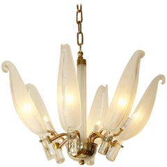 French Leaf Chandelier, circa 1940