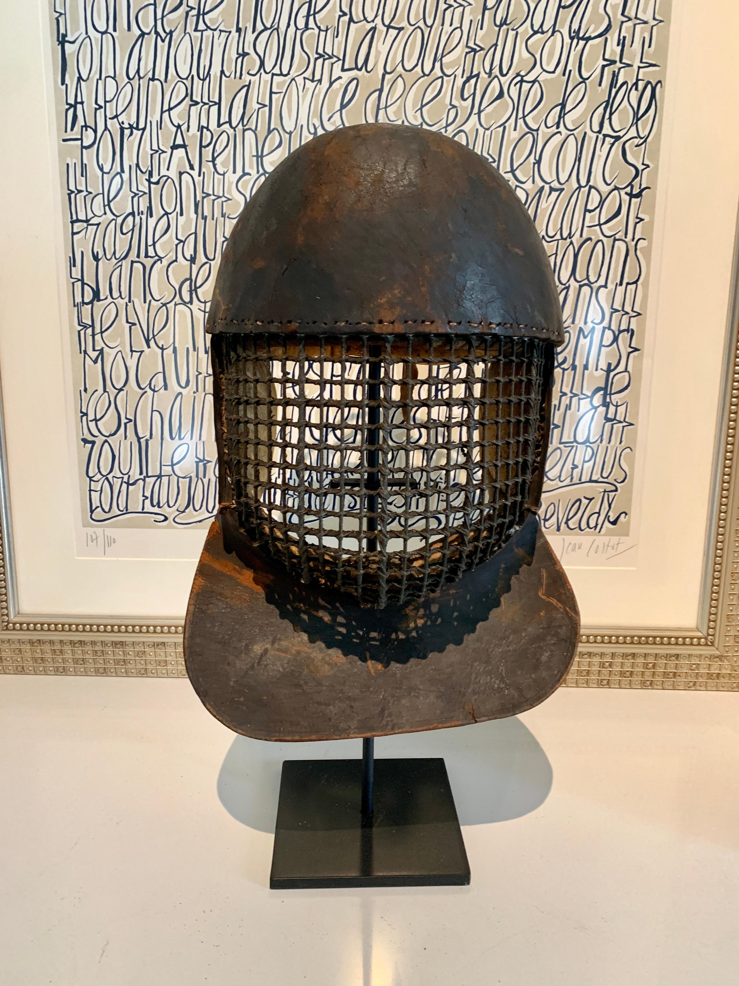 medieval fencing helmet