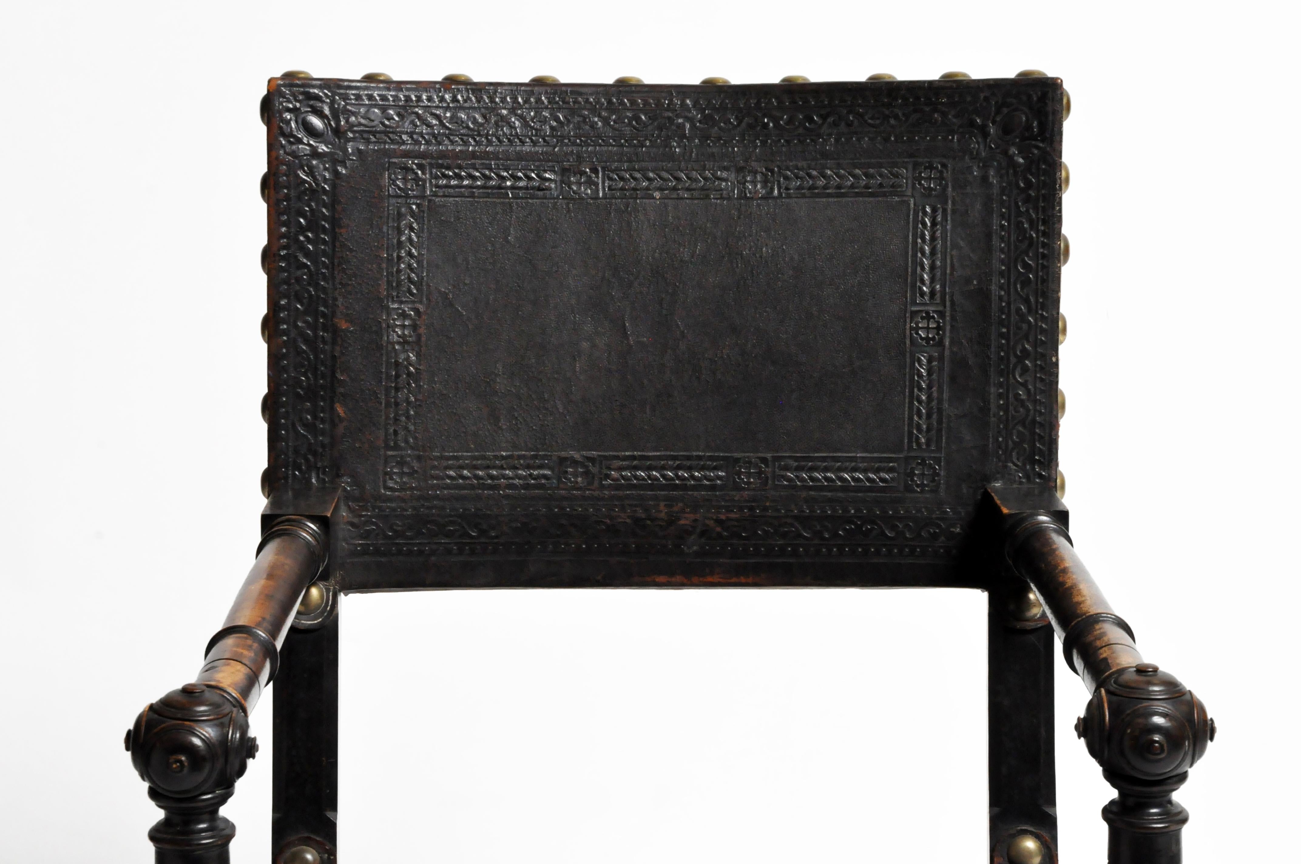 French Leather Armchair 1